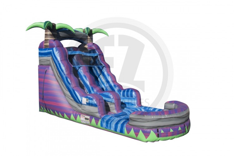 15' Tall Purple Crush Water Slide with Splash Down Pool 15' Tall Purple Crush Water Slide with Splash Down Pool