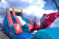 3ad1c7ccf3ca7cc6a53696d98b5fffb9 17' Tall Big Kahuna Water Slide or Dry Slide