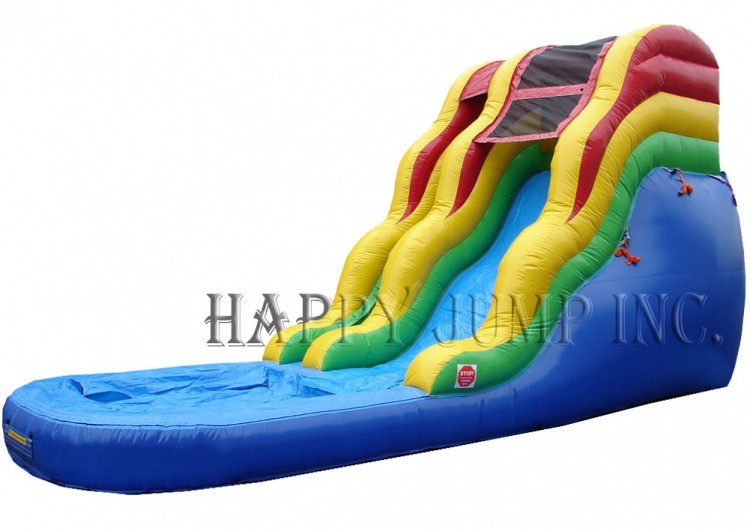 16' Tall Happy Wavy Water Slide with Splash Down Pool 16' Tall Happy Wavy Water Slide with Splash Down Pool