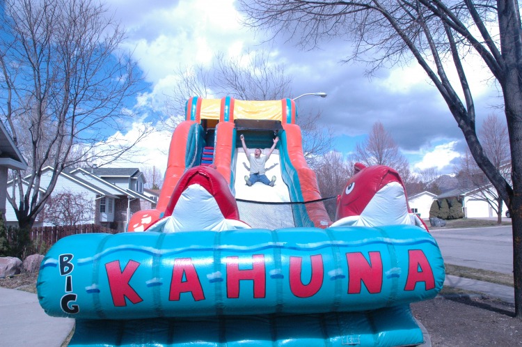 17' Tall Big Kahuna Water Slide or Dry Slide
