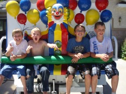 db3ff9b824ec6baaa42f741bd1c80ad7 Our Famous Bouncy Clown Ride