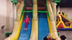 eab1e6b0ea2585d161fc0ad9a716431f Jumbo Tropical Adventure Bounce & Double Slide