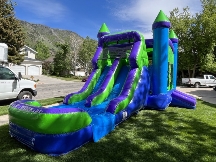 Green & Purple Bounce & Double Slide Combo