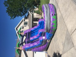 purplecrush1 374060130 15' Tall Purple Crush Water Slide with Splash Down Pool