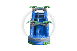 18 ft blue crush water slide in201 1745862735 18' Tall Blue Crush Water Slide with Splash Down Pool