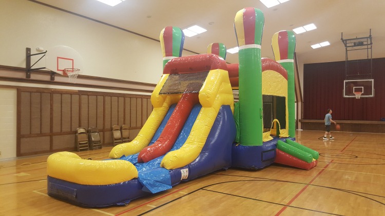 Hot Air Balloons Bounce & Double Slide Combo