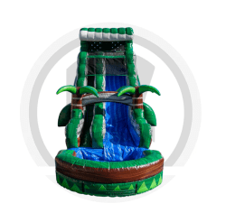 2220Emerald20Crush 1746466289 22' Tall Emerald Crush Water Slide with Splash Down Pool