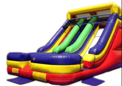 Huge20Rainbow20Double20Slide201 1746559030 18' Huge Rainbow Double Slide