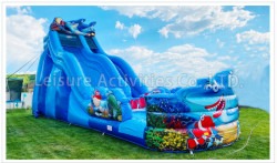 22' Tall Giant Shark Water Slide or Dry Slide