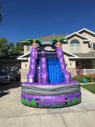 purplecrush4 791259178 big 1753743288 15' Tall Purple Crush Water Slide with Splash Down Pool