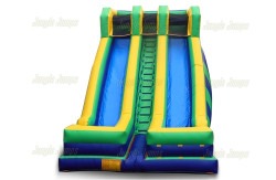 huge20green20double20slide 1772560710 18' Huge Green Double Slide